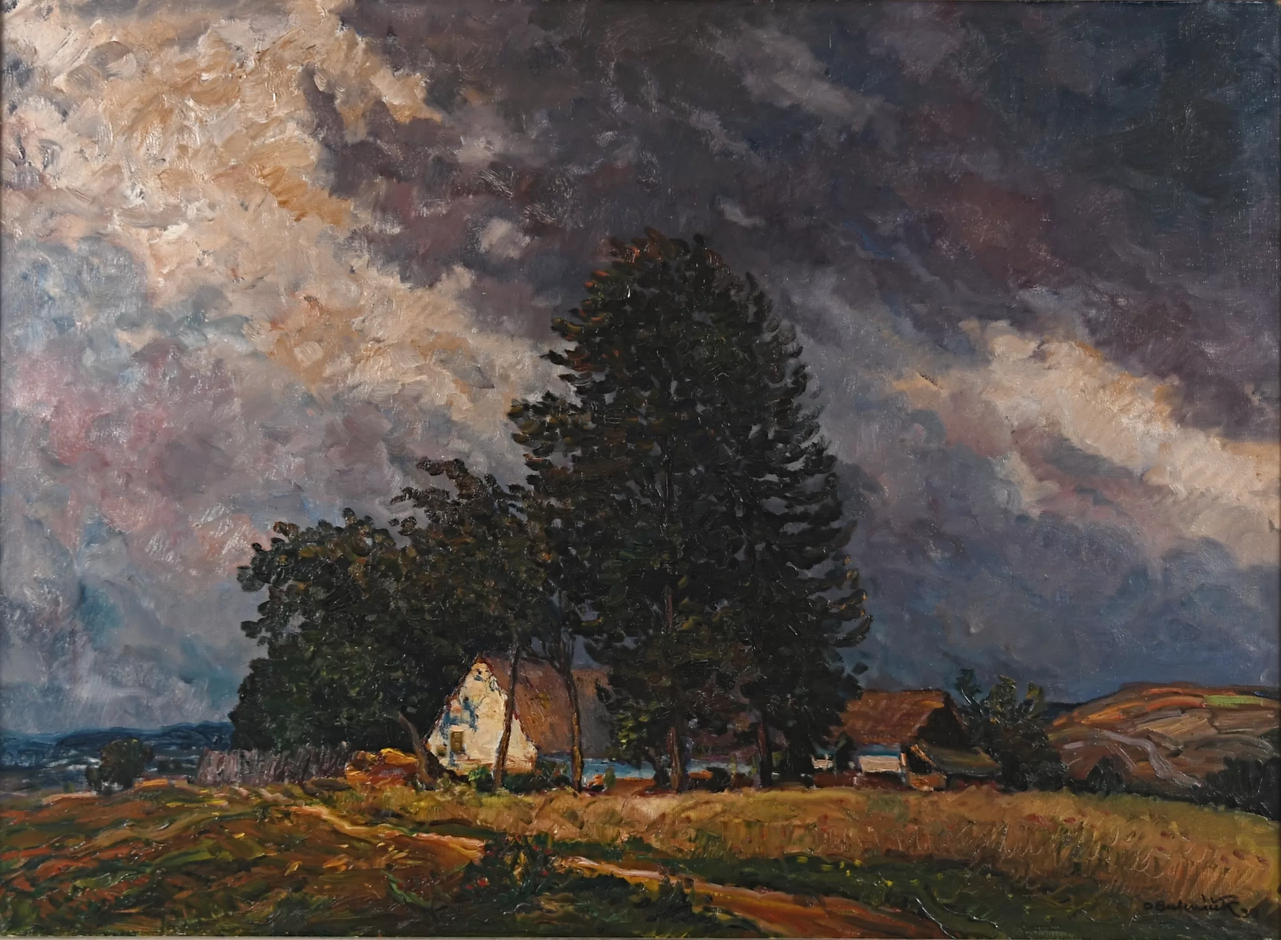 Bubeníček Ota (1871-1962), Před bouří na Svratce