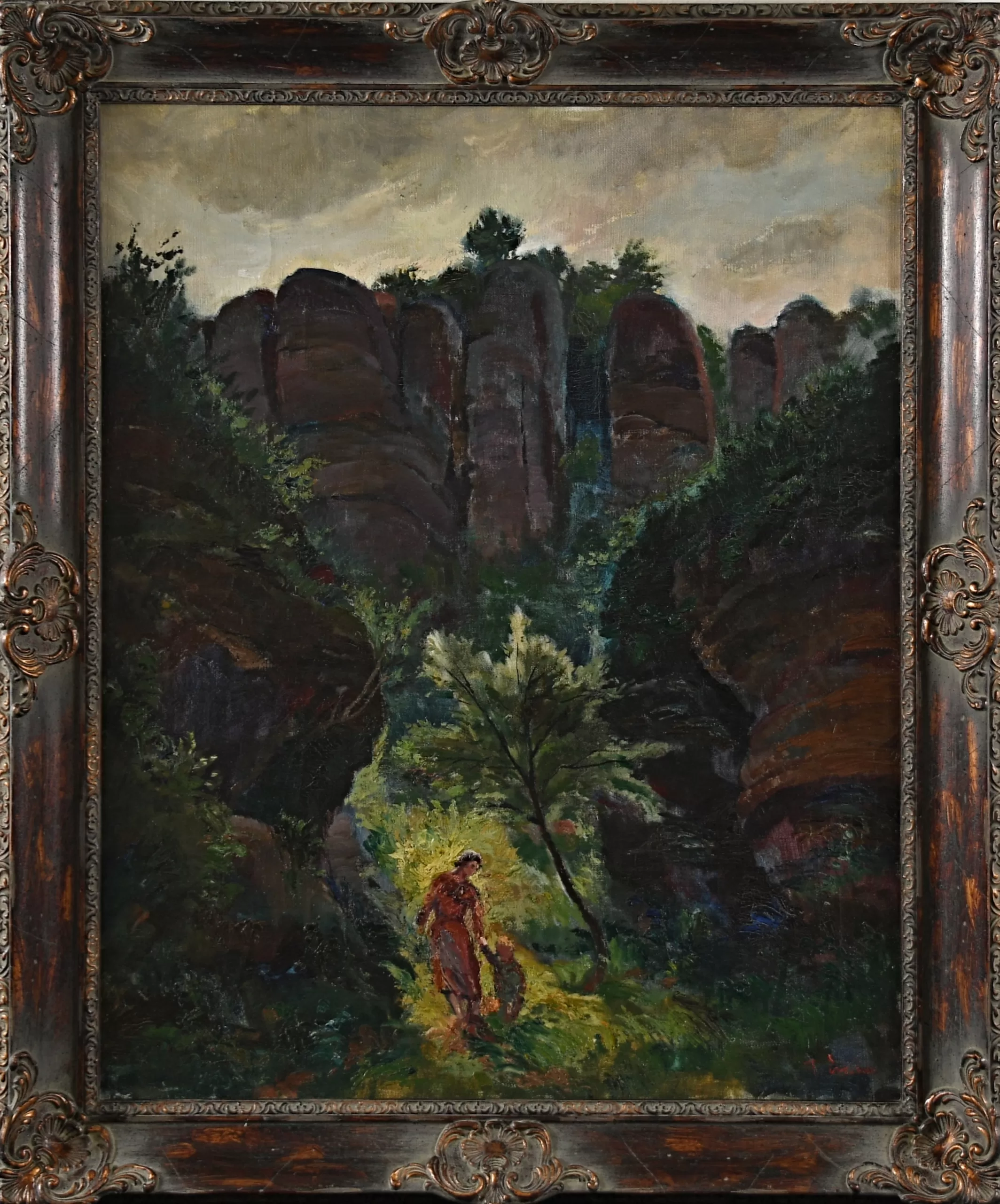 Přední strana obrazu, Emler František (1912-1992), Kokořínsko
