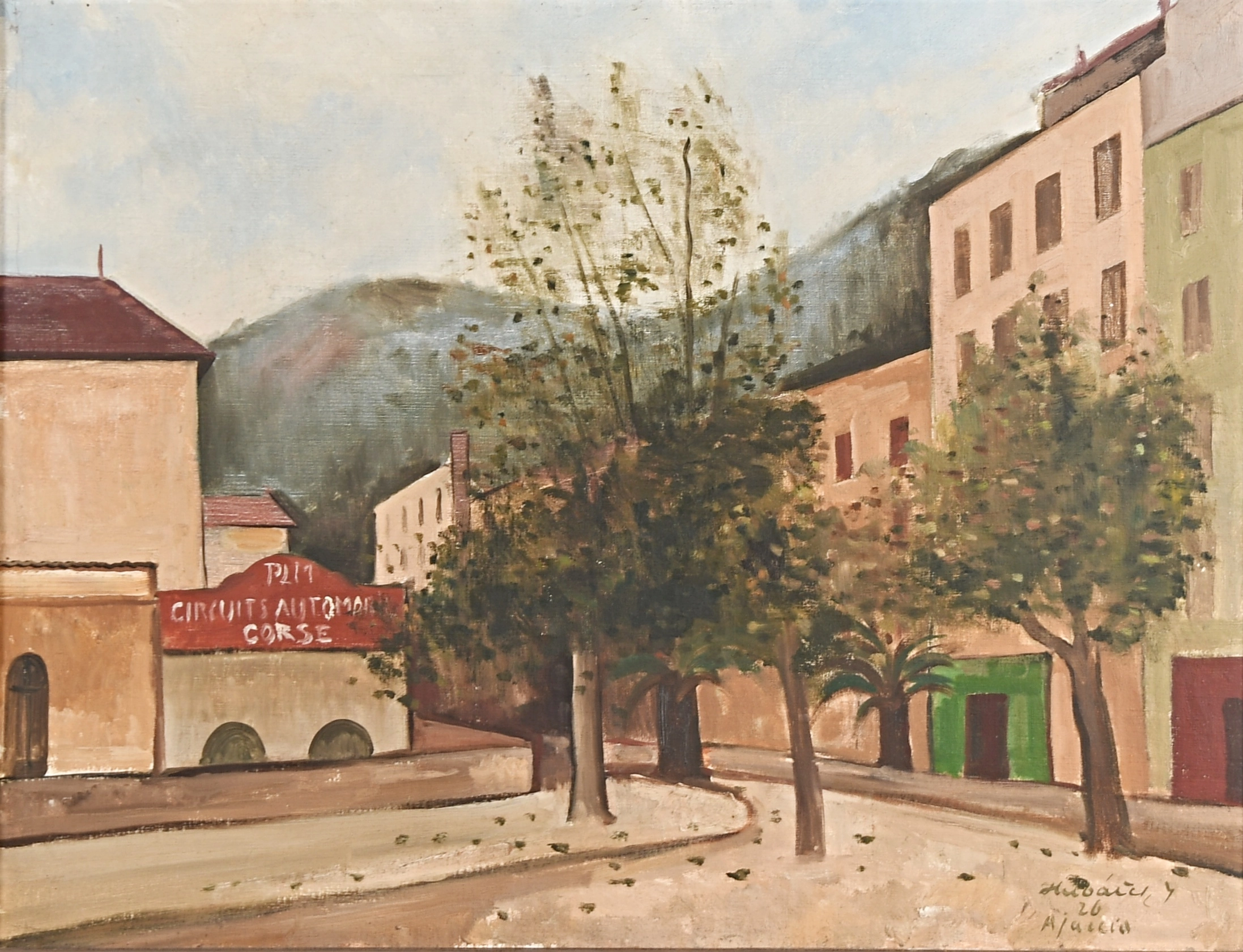 Hubáček Josef (1899-1931), Ajaccio
