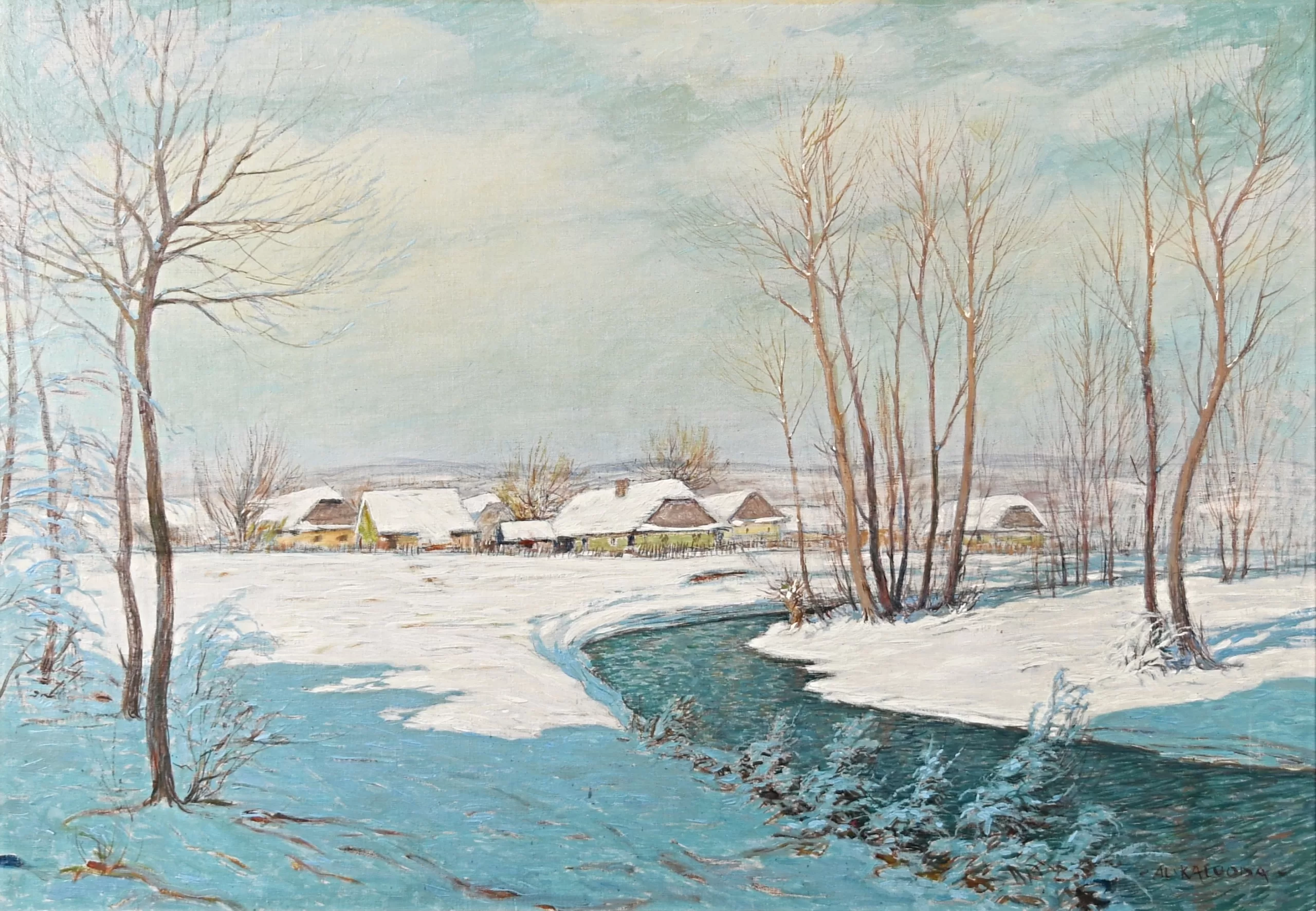 Kalvoda Alois (1875-1934), Zimní krajina