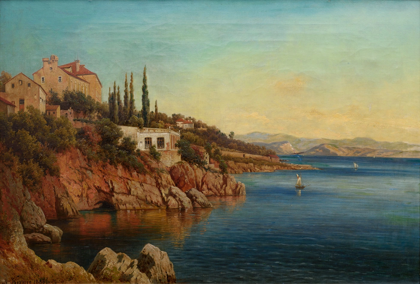 Kirnig Alois (1840-1911), Středomořské pobřeží