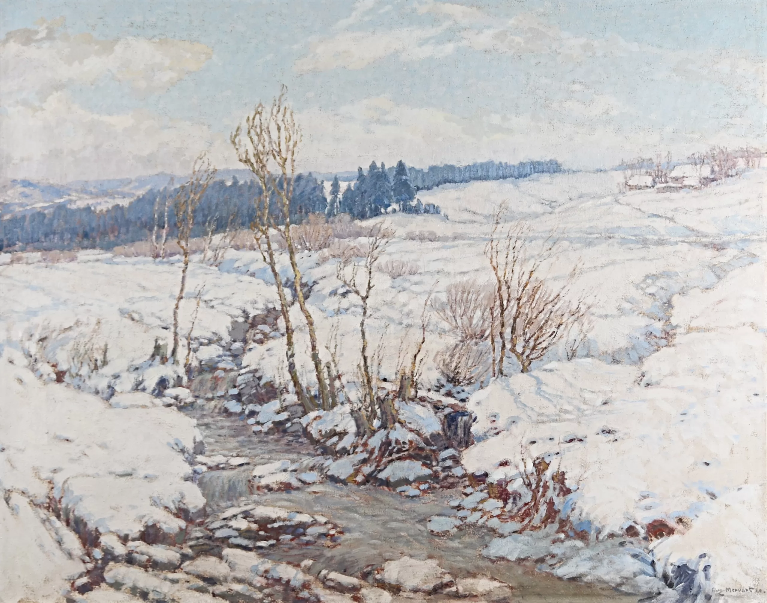 Mervart Augustin (1889-1968), Zimní krajina