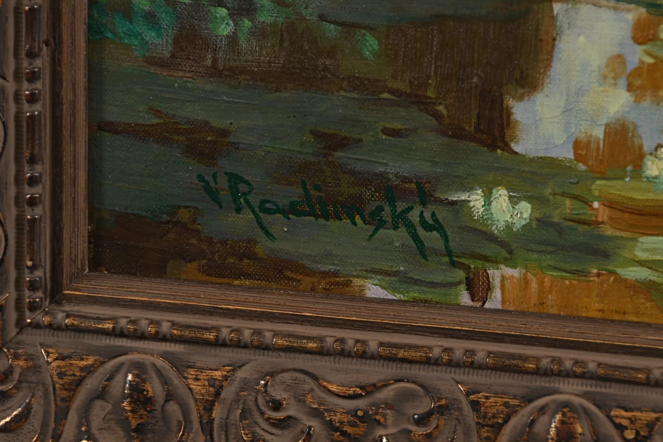 Signatura, Radimský Václav (1867-1946), Vodní tůň