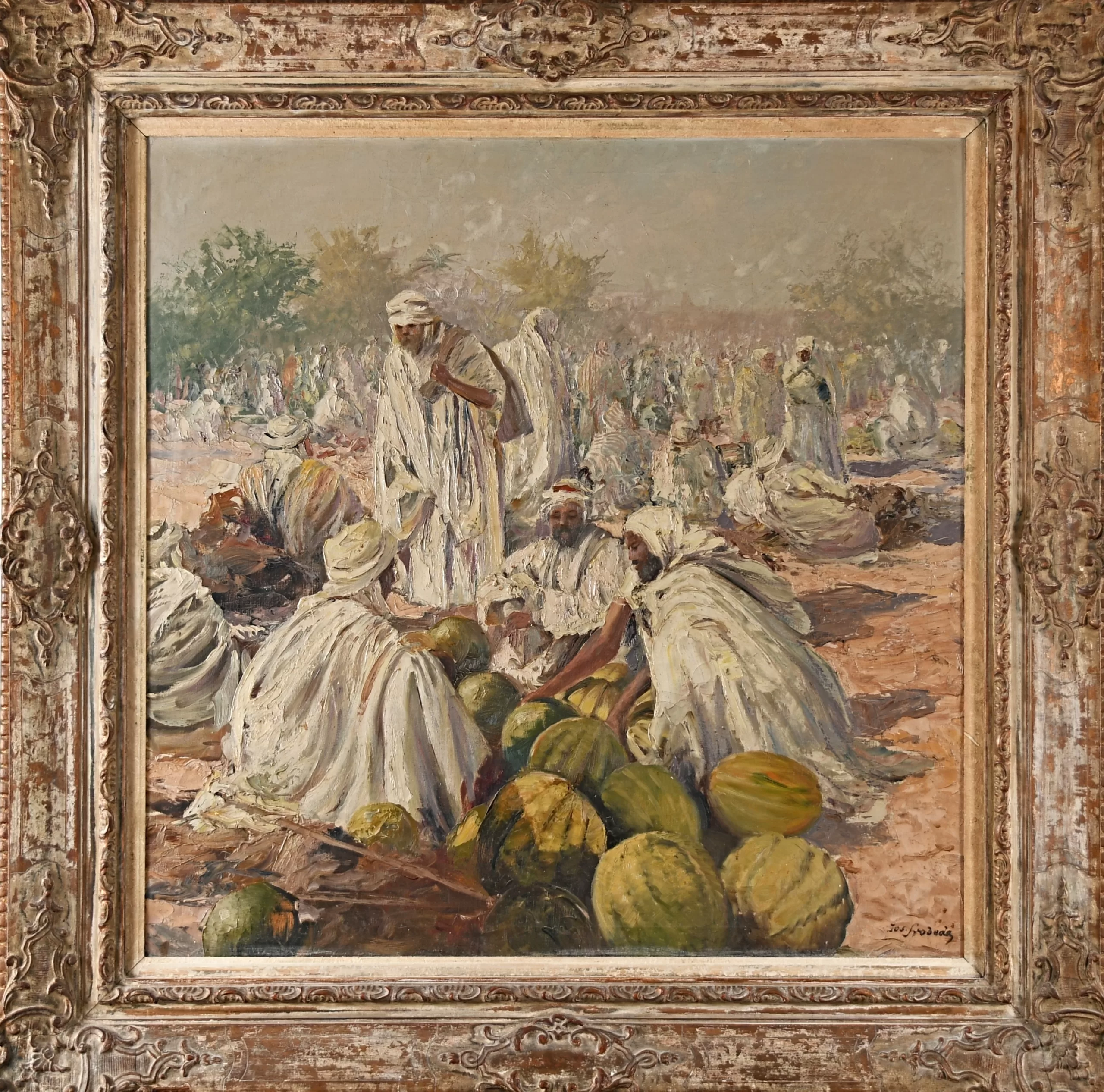 Přední strana obrazu, Svoboda Josef (1901-1945), Na trhu