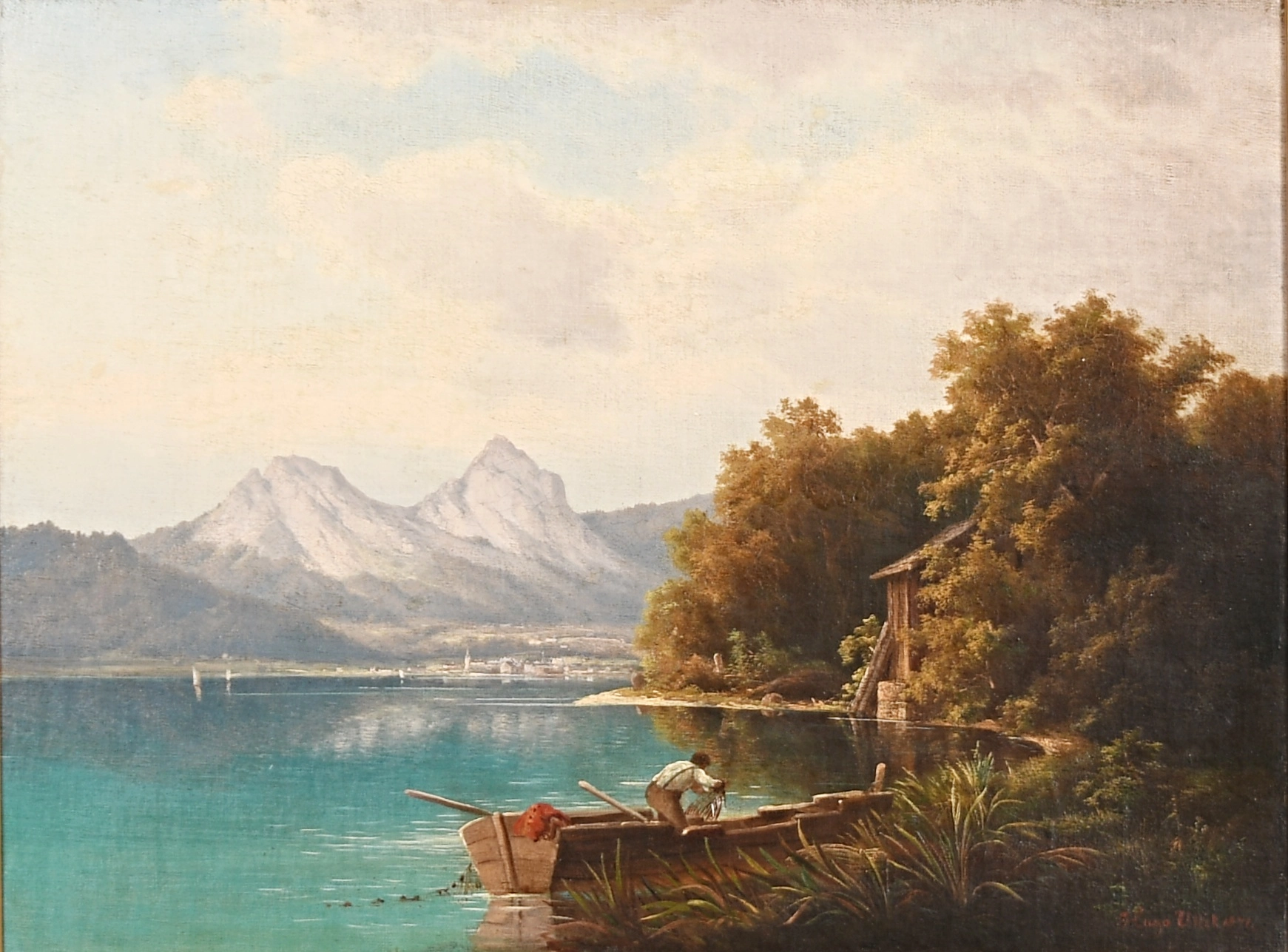 Ullik Hugo (1838-1881), Alpské jezero